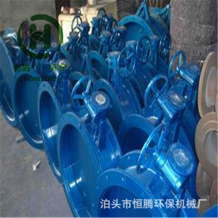 气动蝶阀气动执行器通风蝶阀400型调风阀圆风门百叶蝶阀法兰风阀