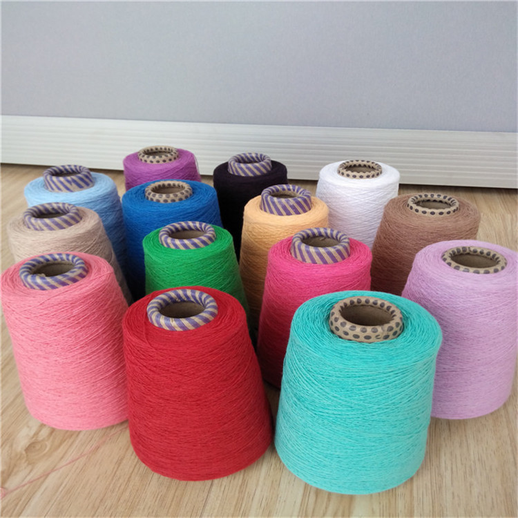 质优价廉 赛络纺涤粘混纺染色纱线21支32支 浩纺纺织C