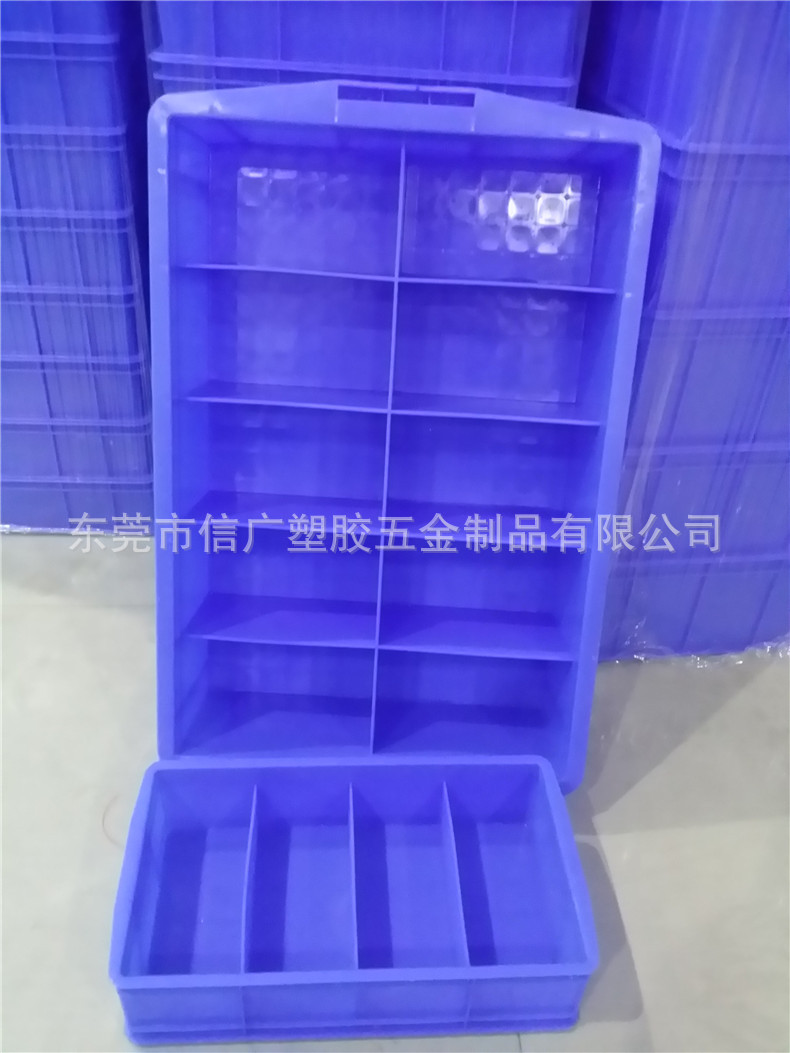 加厚摔不烂分隔箱 零件收纳分类箱 样品储存盒 可堆叠PP周转箱子