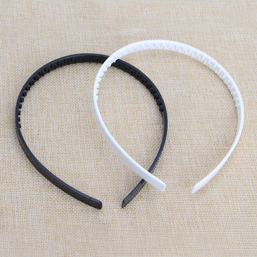 1cm black and white ABS headband DIY hairband material PS plastic ladder tooth head buckle accessories manufacturer direct sales wholesale