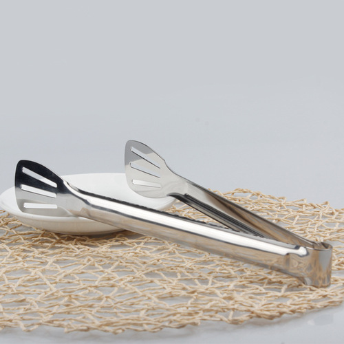 Stainless steel kitchen food tongs, bread buffet tongs, baking tools deli tongs dropshipping
