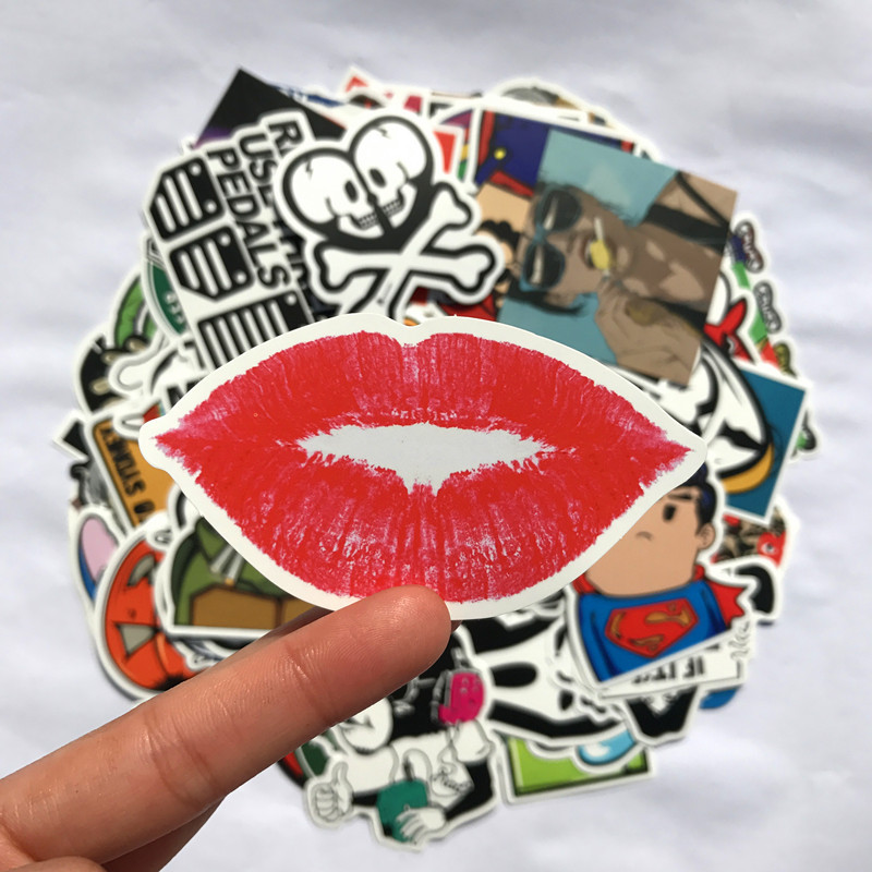Sticker Pack City Style Graffiti — PVC Printed, 100 Unique Patterns, Assorted A–J Sets