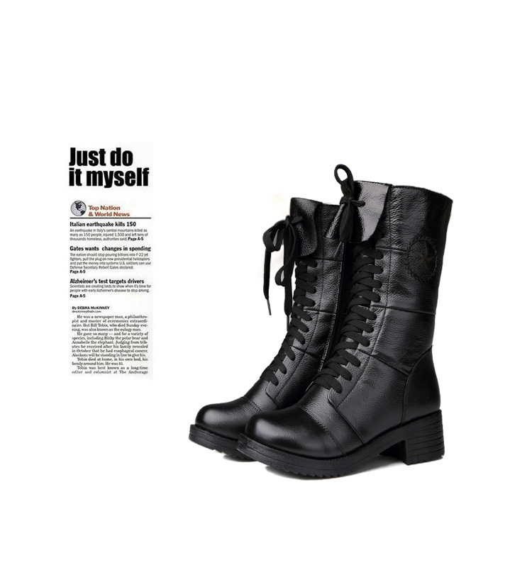 Bottes femme en En cuir - Ref 3354728 Image 22