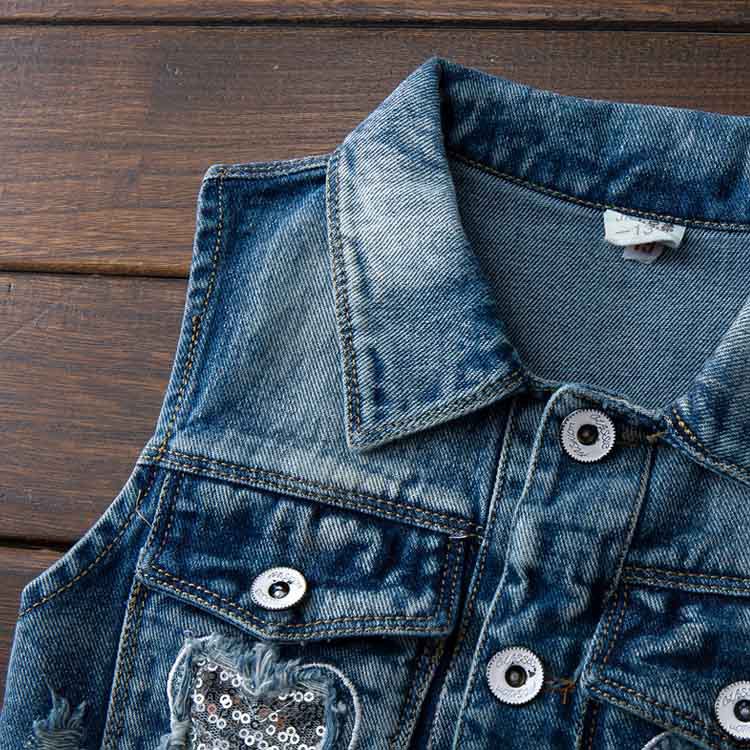 Gilet fille en toile - Ref 2071629 Image 10