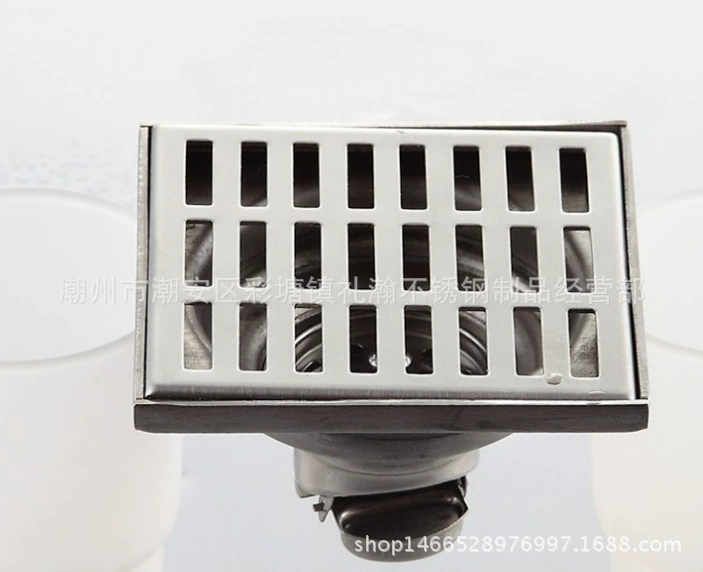 2 PCT самоуплотняющийся Слив для пола из нержавеющей стали, защищенный от насекомых, антиблокирующий дезодорант, слив для пола, производитель ванной комнаты, балкон, слив для пола