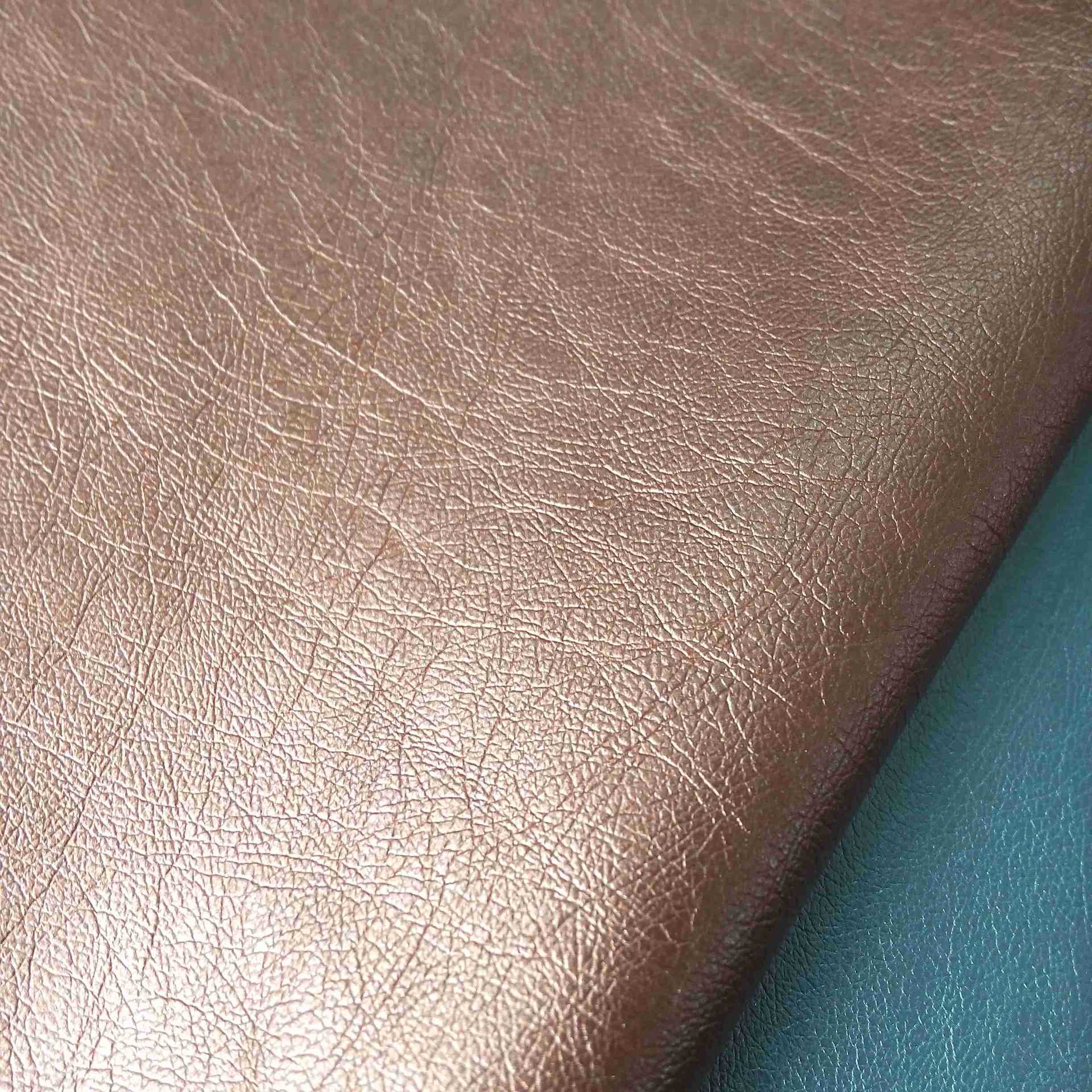 PU珠光皮 金属亮光仿皮服装革面料 人造革厂家专业生产