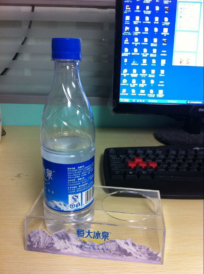 有机玻璃酒店陈列架 亚克力酒店展示架 夜场桌面展架