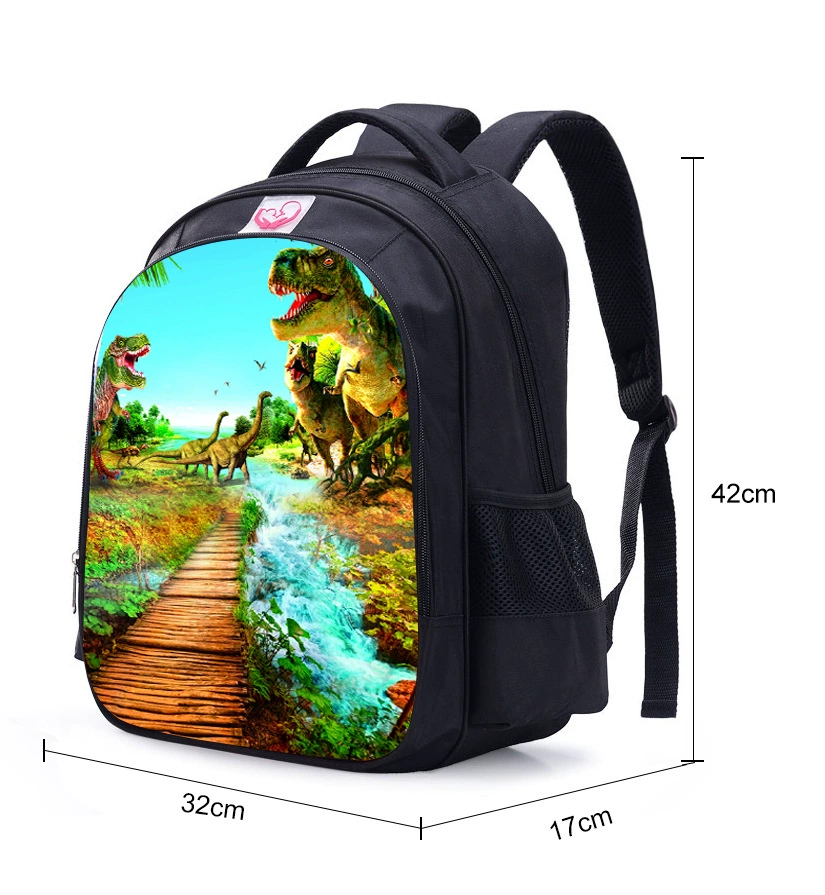 School bag for elementary school students, backpack, cartoon dinosaur, direct factory sales