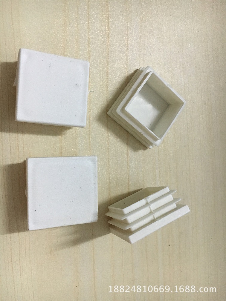 白色管塞 塑料内塞 铁管塞头 白色堵头塑料管塞 正方形管塞