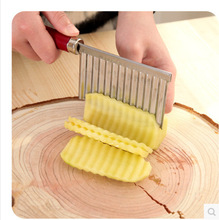 A1915多功能切菜器波浪形土豆切花刀不锈钢土豆切刀切条器薯条刀