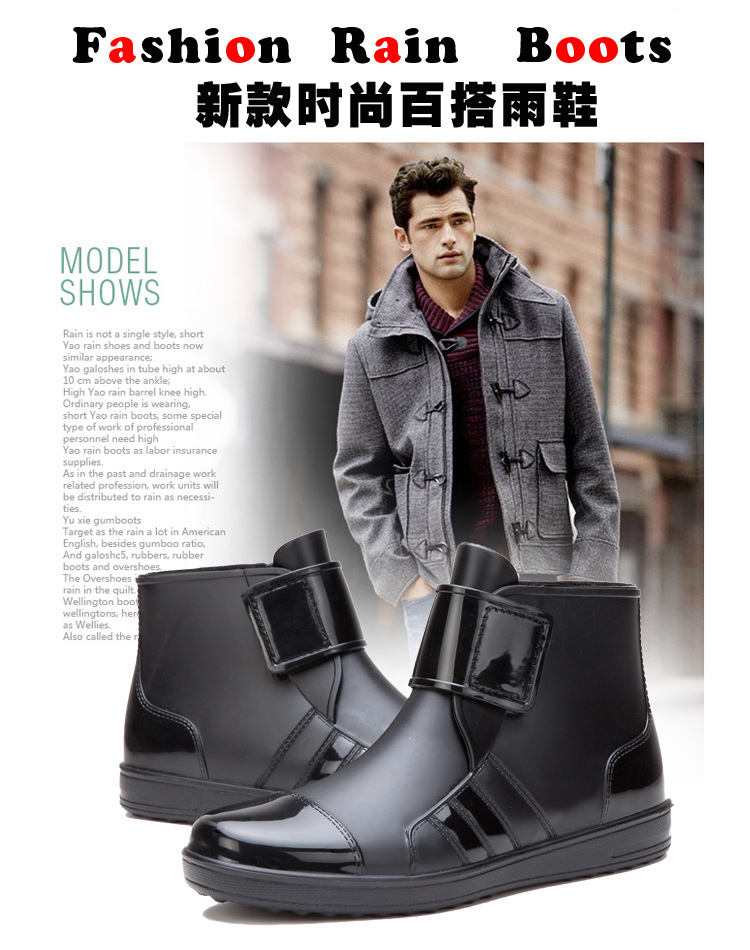 Chaussures - bottes caoutchouc homme pour hiver - Ref 959288 Image 25