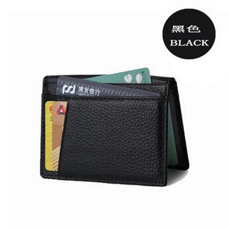 Fábrica primera capa de piel de vaca titular de la tarjeta genuino de piel de vaca cubierta de la licencia de conducir de vaca delgada cubierta de la tarjeta bancaria Certificado conjunto cubierta de la tarjeta de autobús