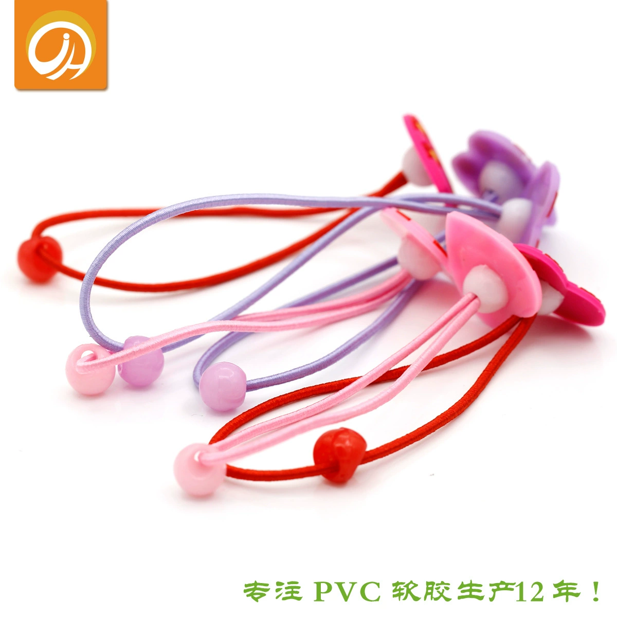 Children's cartoon hairgrip heart shaped PVC, headband