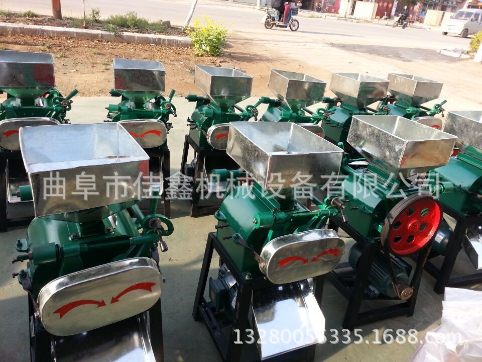 衡阳 拉斯对辊挤扁机 大豆挤扁机