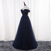 Evening dress new spring banquet fashion shoulder toast