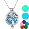 European and American hot -selling luminous life tree necklace can open the light aroma having the diy items of hopes of hope accessories