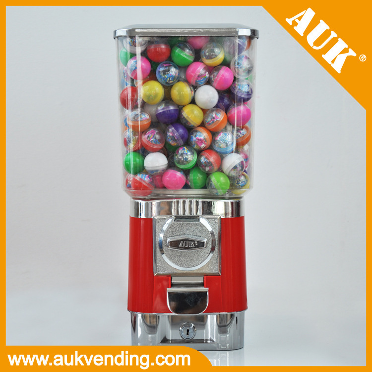 Factory Direct Supply Square Candy Machine, with Money Box Drawer Coin-operated Tattoo Stickers Gashapon Machine, Bouncy Ball Machine,