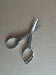 Wholesale Wang Wu Quan 8-character cutting, fishing folding scissors, fishing line scissors, stainless steel scissors, fishing gear folding scissors