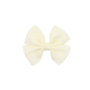 Small hair accessory, headband with bow, hairgrip, European style, polyester, 19 colors