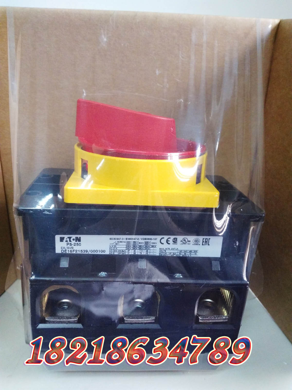 EATON 穆勒P5-250/EA/SVB负荷隔离开关250A,正品现货