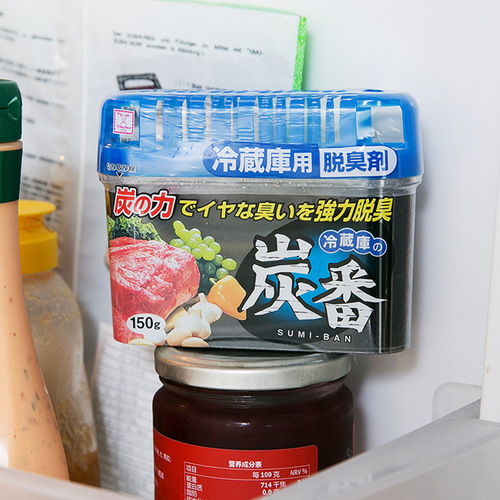 Japanese kokubo refrigerator freshener refrigerator room activated carbon deodorant kitchen refrigerator deodorant carbon box