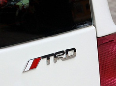 Suitable for Toyota TRD personalized modified body side car three-dimensional car logo carbon fiber TRD rear logo trunk sticker