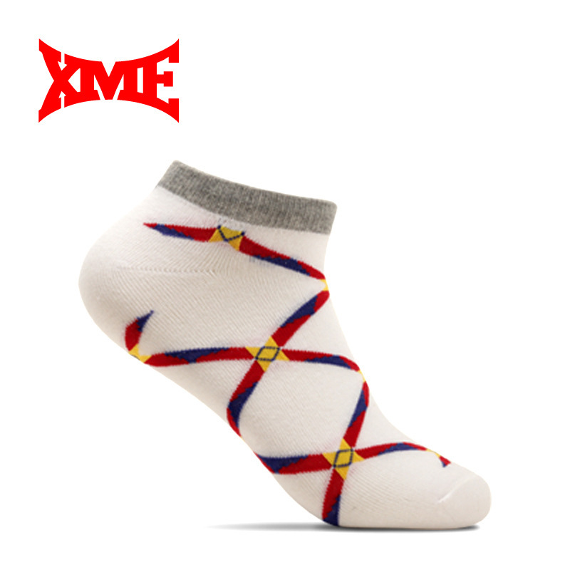 Processing customized combed cotton jacquard men's short sports socks breathable sweat-absorbent gift socks Processing customized combed cotton jacquard men's short sports socks breathable sweat-absorbent gift socks