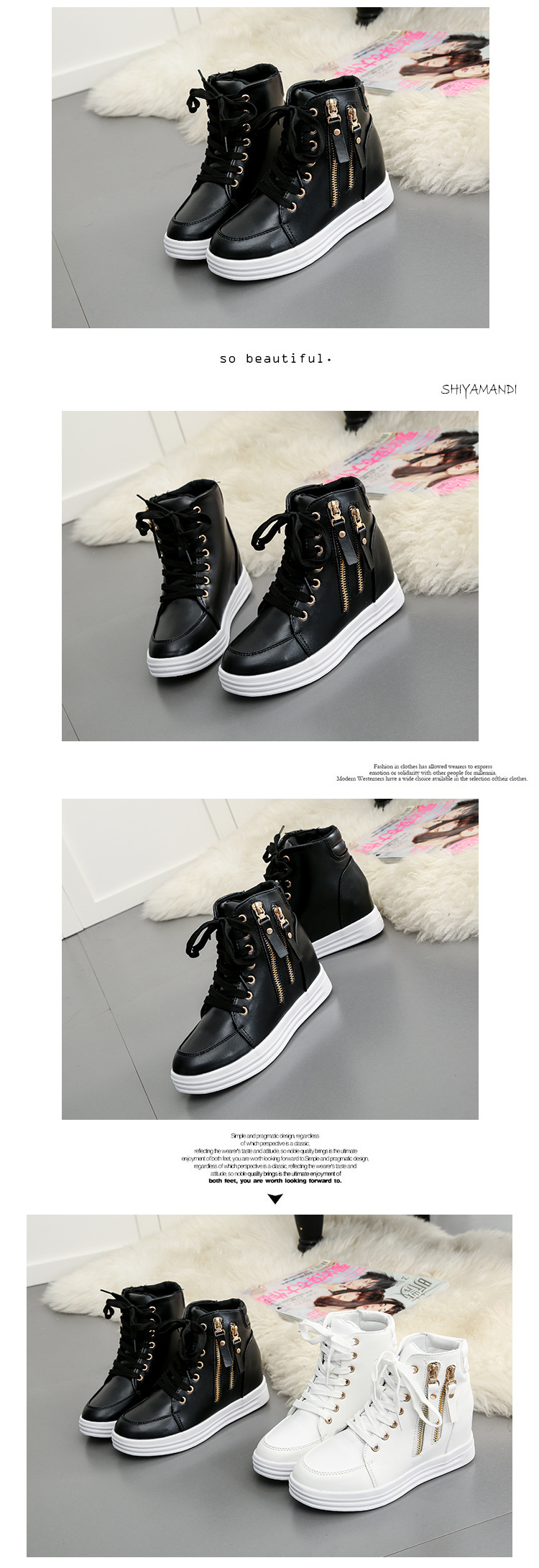 Bottes femme WU GUZHEN en PU artificiel - Ref 3354915 Image 22