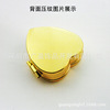 Manufacturer's promotional heart -shaped metal pool pill box environmental jewelry box can be used as logo creative pills