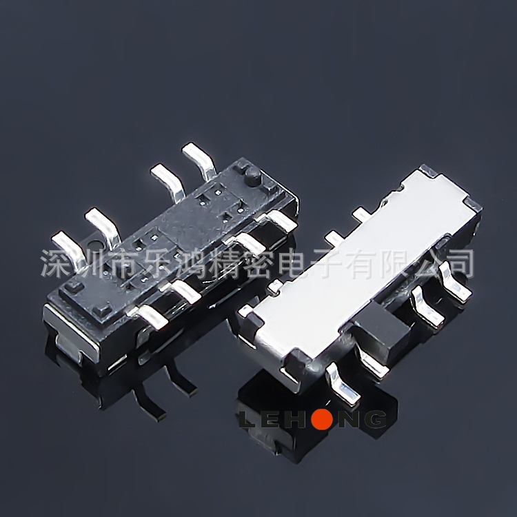 LH-SK-104带固定卧式贴片/拨动开关/MSK滑动开关/小型拨动开关