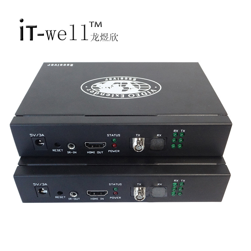 Longyuxin HDMI high definition Audio and video Otical infra-red Singlemode Multimode Fiber optic Transceivers transformation Extender
