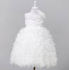 In the autumn and winter white tailed children host princess dress wedding dress dress Tutu Dress NEW