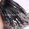 Fashionable trend black necklace cord, accessory, 1.5/2.0mm