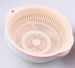 厂家制造塑料注塑洗菜篮 淘漏盆模具 塑胶滴水筛子 沥水篮模具