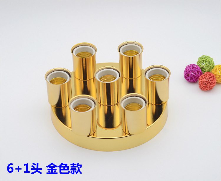 3头6头吸顶盘灯座壁灯酒吧咖啡厅馆服装店书房吊灯灯具灯饰配件