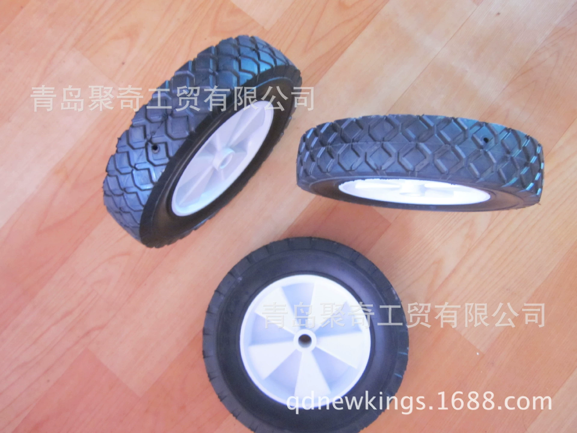 Rubber polyurethane cart, wheel, tires