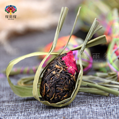 手工七彩金螺茶 一粒一泡 金丝滇红玫瑰红茶 云南特产 厂家批发|ru