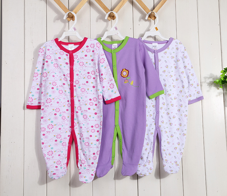 The new baby one-piece suit 3 pieces of...