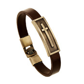 Vintage woven leather bracelet