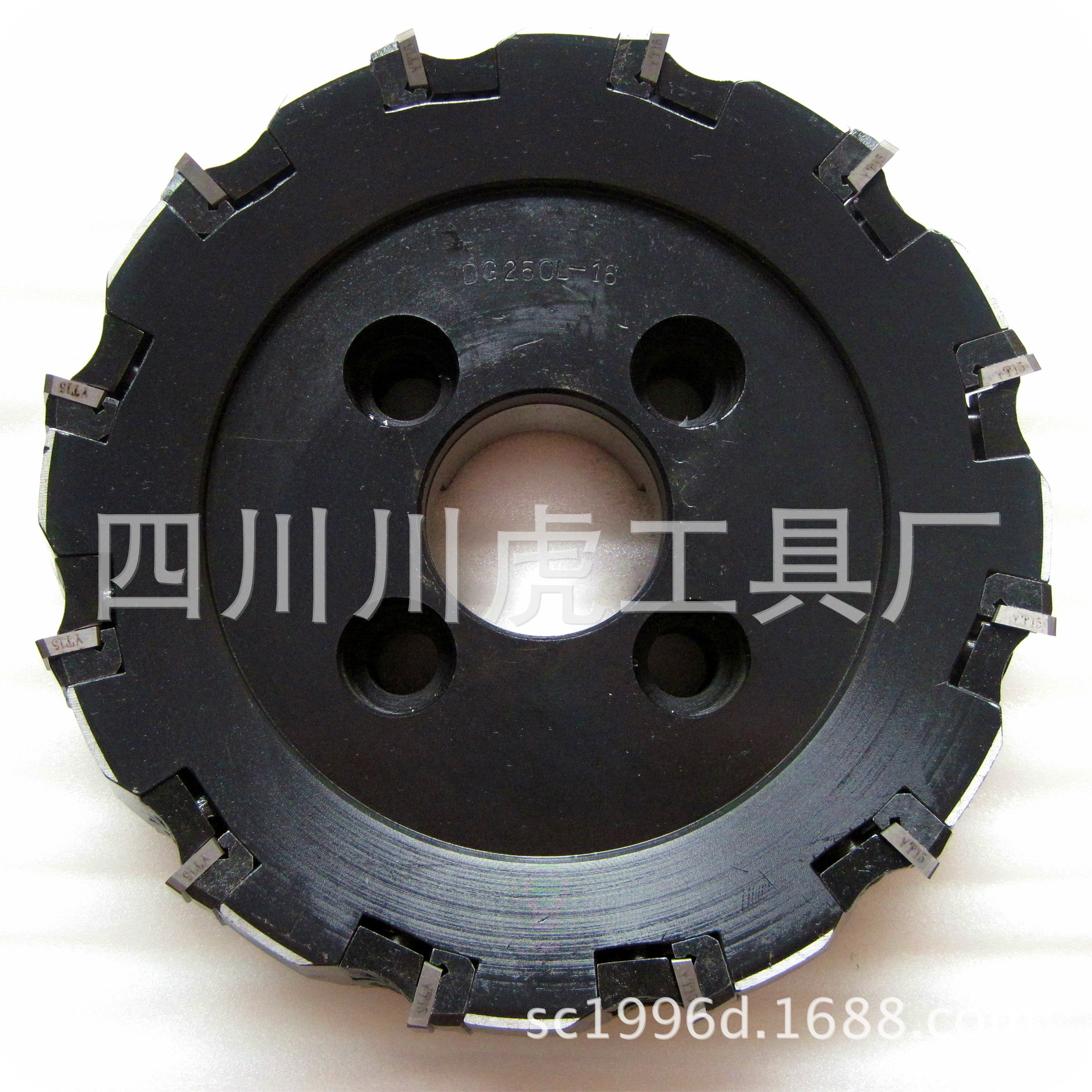 四川天虎DG型面铣刀/250左旋面铣刀：DG250-16L
