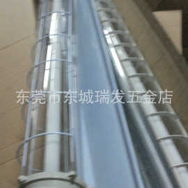 松北防爆灯架照明灯具1*40W 2*40W仓库加油站用带网罩灯管防爆灯