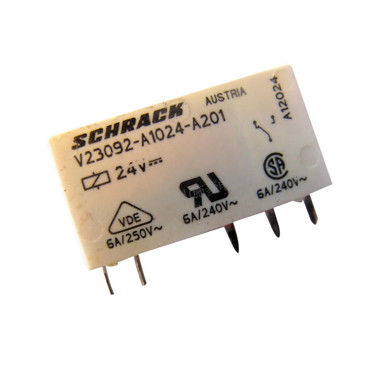 Relais électrique SCHRACK V23092-A1024-A302 24VDC 4 Broches - Neuf, Pour Applications Industrielles