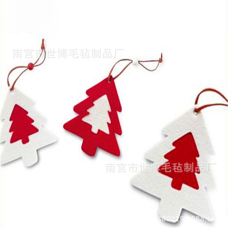 供应；各种毛毡圣诞挂件，钥匙扣挂件手工羊毛毡手机链 现货供应