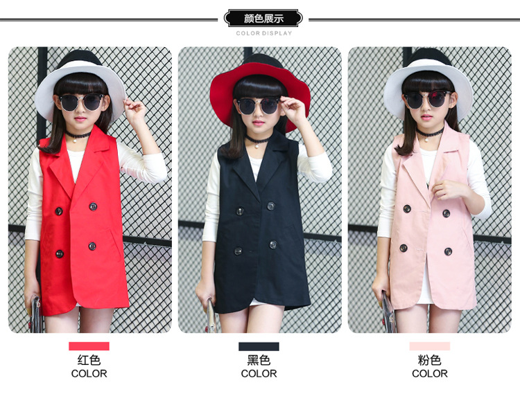 Gilet fille en coton - Ref 2070687 Image 9