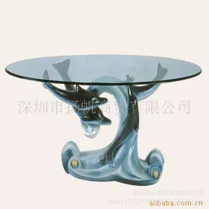 077东莞厂家聚氨酯雕花茶几桌AB组合料发泡PU黑白料