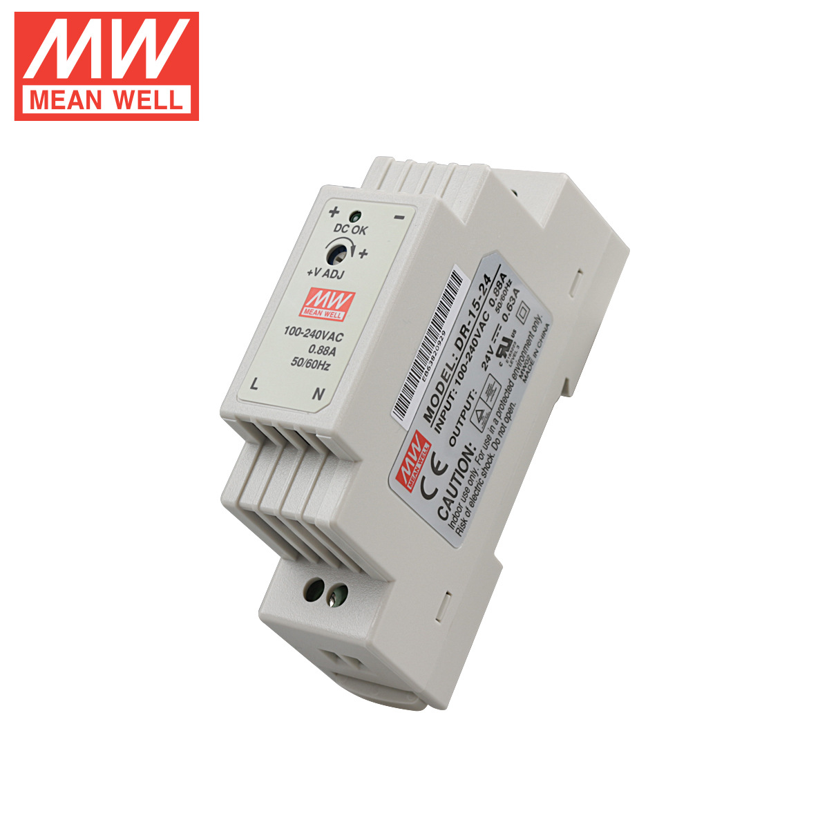 ȫ��ԭװ̨��MEAN WELL��γ�����Դ DR-15-24 15W 24V 0.63A�ֻ�