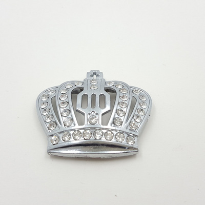 方向盘套皇冠商标  上钻金属皇冠  厂家直销 欢迎来样定做|ms