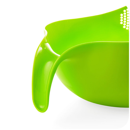 Self-produced and sold Colorful Kitchen Drain Basket Rice Basin Plastic Vegetable Wash Basin Thick-handled Rice Sieve Rice Washer