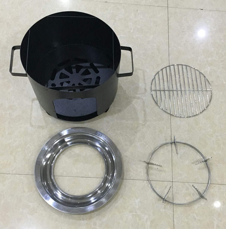 Suministro directo de fábrica multifunción barbacoa estufa camping estufa de leña al aire libre estufa a prueba de viento exportación Venta caliente