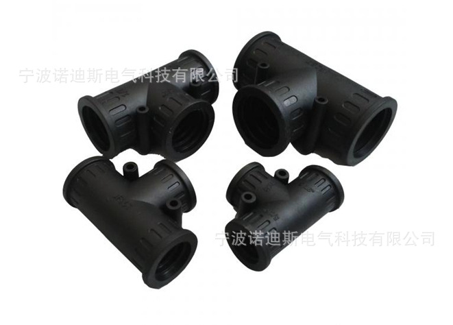 厂家直销 TPR软管接头 波纹管连接T形三通 可加工定制